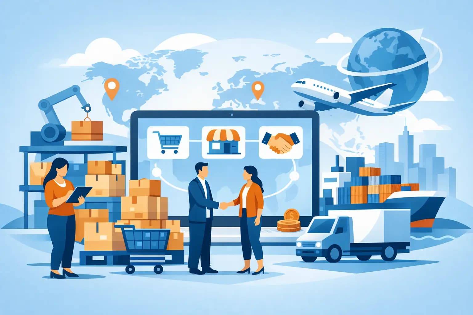 How an International Wholesale Marketplace Works