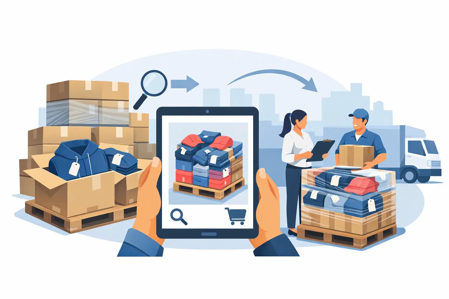 How to Buy Branded Apparel Pallets for Resale